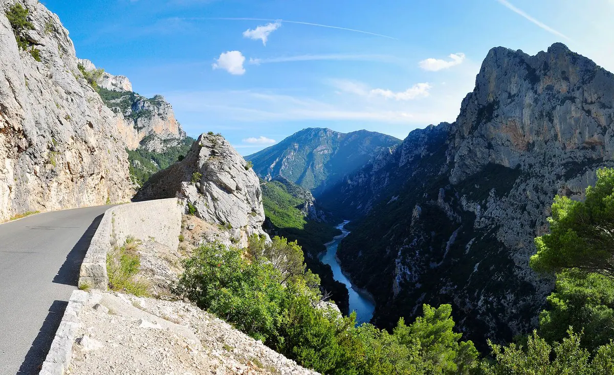 La route des Crêtes au bord du grand canyon du Verdon