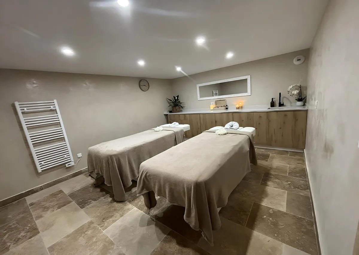 Salle de massage en duo du Spa Castellane